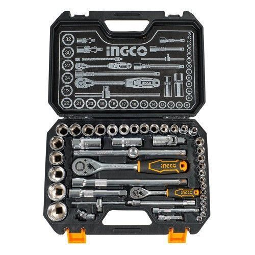 Набір головок торцевих 1/4" та 1/2" 44 предмети INGCO INDUSTRIAL IN_HKTS42441 фото