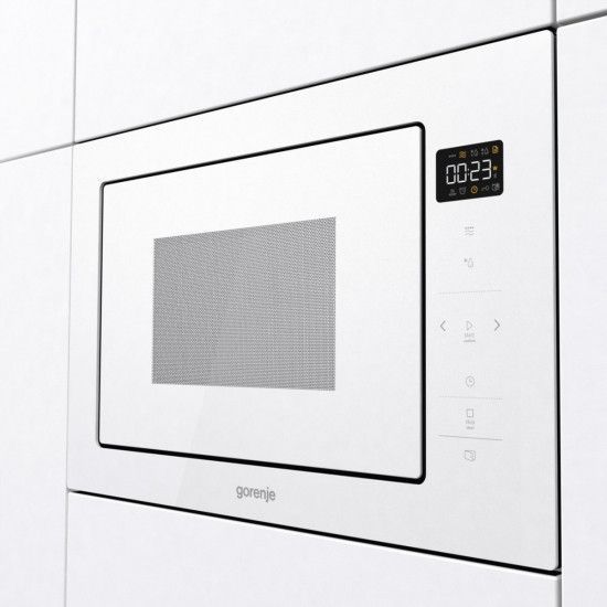 Микроволновая печь Gorenje BM251SG2WG встраиваемая, 25л, электр. управл., 900Вт, гриль, дисплей, приготовление RC_BM251SG2WG фото