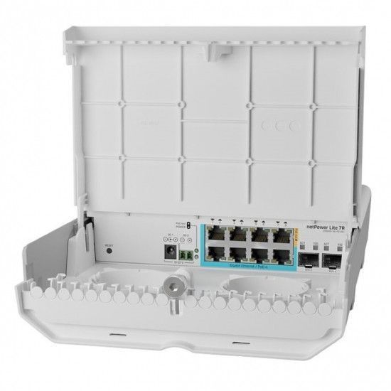 Коммутатор MikroTik Cloud Smart Switch netPower Lite 7R CSS610-1Gi-7R-2S+OUT RC_CSS610-1GI-7R-2S+OUT фото