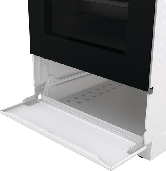 Плита Gorenje комбинированная, 62л, 50x60см, дисплей, IconLed, эмалированный, белый RC_GK5C60WJ фото