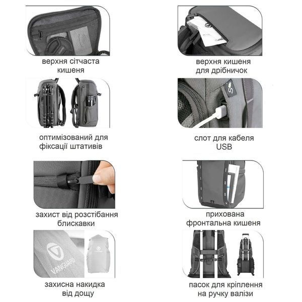Рюкзак Vanguard VEO Adaptor S46 Black (VEO Adaptor S46 BK) DS_DAS301759 фото