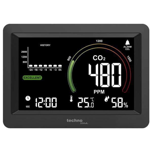 Метеостанція Technoline WL1028 Black (WL1028) DS_DAS302446 фото