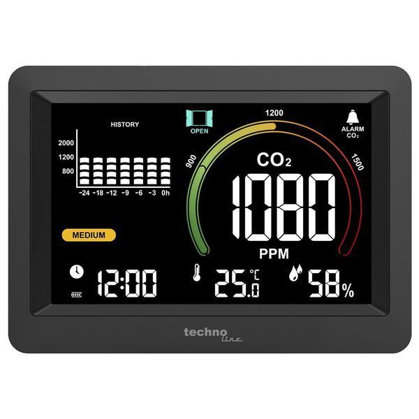 Метеостанція Technoline WL1028 Black (WL1028) DS_DAS302446 фото
