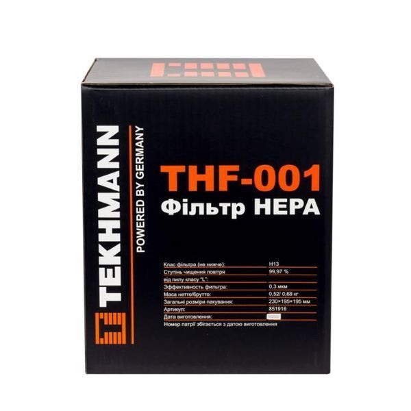 Фільтр HEPA Tekhmann THF-001 TG_851916 фото
