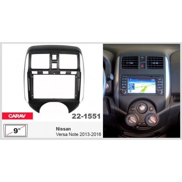 Перехідна рамка Nissan Versa Note Carav 22-1551 AV_22-1551 фото