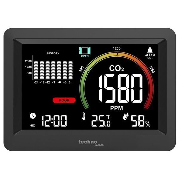Метеостанція Technoline WL1028 Black (WL1028) DS_DAS302446 фото