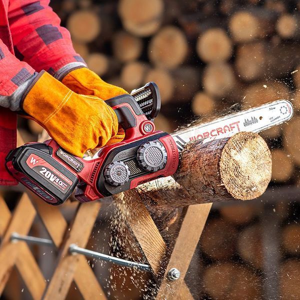 Акумуляторна безщіткова пила ланцюгова WORCRAFT CGC-S20LiBA WM_13317 фото