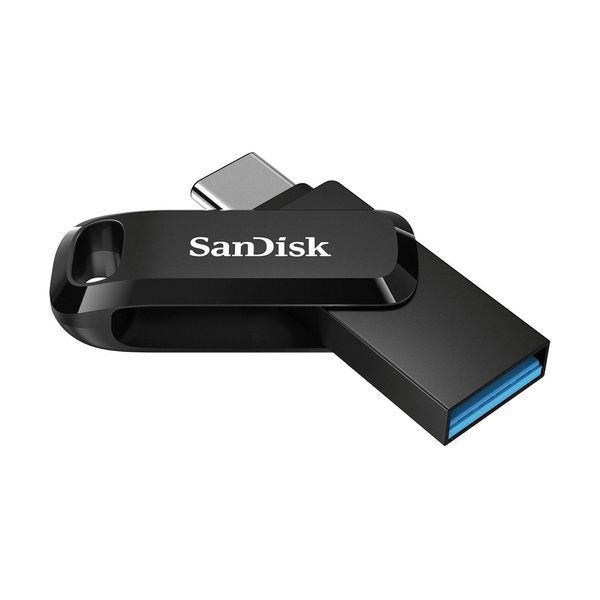Накопичувач SanDisk 128GB USB 3.1 Type-A+Type-C Ultra Dual Drive Go Чорний RC_SDDDC3-128G-G46 фото