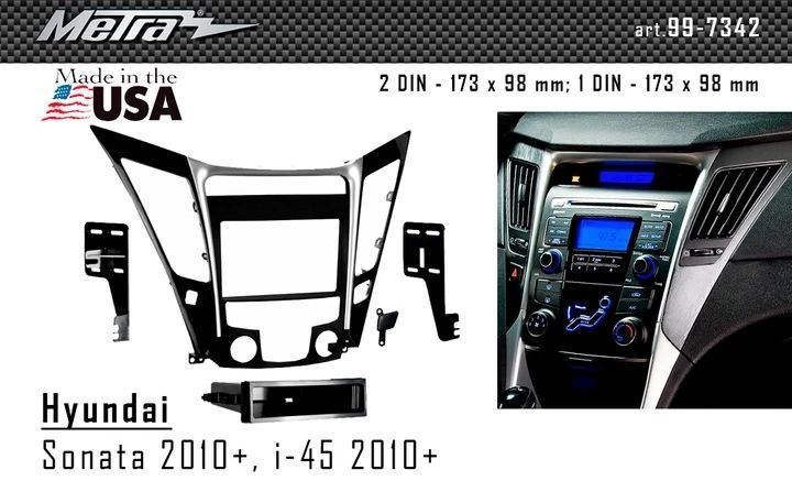 Переходная рамка Hyundai Sonata (YF) Metra 99-7342 AV_99-7342 фото