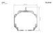 Переходник для линзы Infolight TC-LP 07 Lexus LX570 AFS (2008-2011) MA_TC-LP 07 фото 2