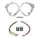 Перехідні рамки для Infiniti Q50 2013-2020 LED+Decoder на Hella3/3R KL_5479 фото 1