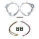 Перехідні рамки для Infiniti Q50 2013-2020 LED+Decoder на Hella3/3R KL_5479 фото 2