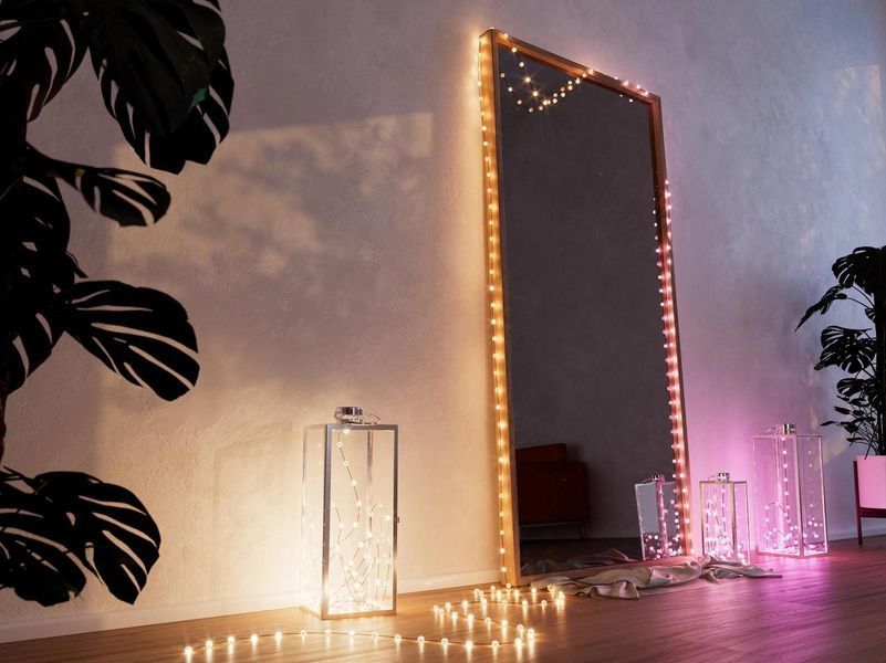 Гирлянда Smart LED Twinkly Strings Candle RGB 200 IP20 12м USB-C кабель зеленый Twinkly RC_TWKC200RGB-G фото