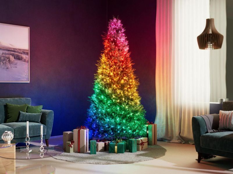 Гирлянда Smart LED Twinkly Strings Candle RGB 200 IP20 12м USB-C кабель зеленый Twinkly RC_TWKC200RGB-G фото