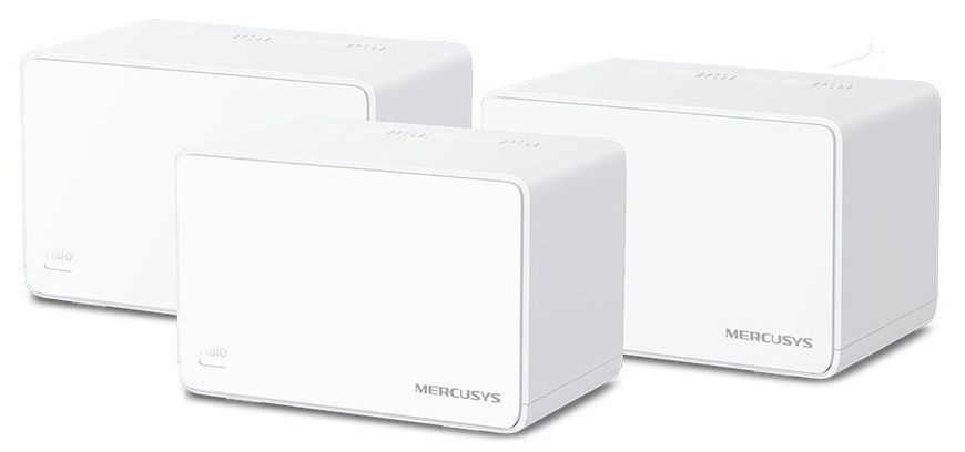Система WiFi-Mesh MERCUSYS Halo H80X AX3000, 3xGE LAN/WAN, 3 мод RC_HALO-H80X-3-PACK фото