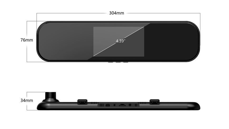 Дзеркало реєстратор Aspiring Reflex 6 (без акумулятору та зарядного пристрою) AS_RF152101 фото