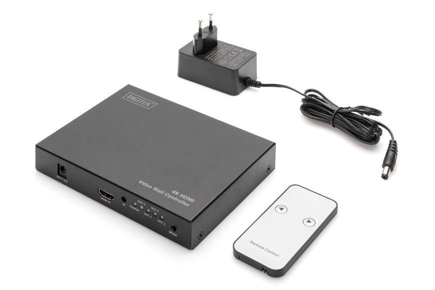 Digitus Контролер відеостіни 4K HDMI Video Wall 4K 2x2 RC_DS-43309 фото