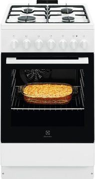 Electrolux Плита комбінована, 57л, 50x60см, конвекція, білий RC_LKK520032W фото