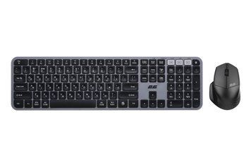 Комплект клавіатури та миші 2E MK440 WL/BT, EN/UK, сіро-чорний RC_2E-MK440WBGR_UA фото