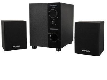 Акустическая система MICROLAB M-109 2.1, 10W, mini-jack, черный RC_M-109 фото
