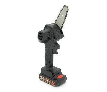 Акумуляторна ланцюгова пилка Mini Chain Saw 15cm, 24V, зарядне + 2 акумулятори U_35364 фото