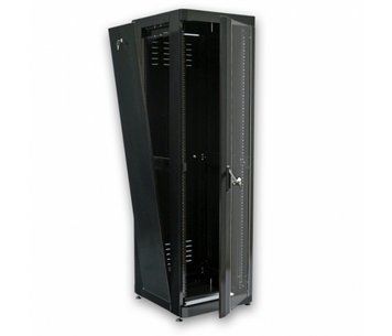 Шафа Voltronic 19" 42U, 610х675 мм (Ш * Г), посилена, чорна U_04887 фото