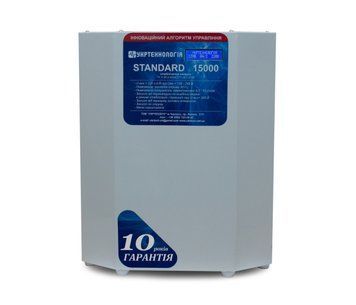 Стабилизатор напряжения теристорный STANDARD 15 (15000Вт) 220В, стабилизация 140-265, 16 ступеней U_08348 фото