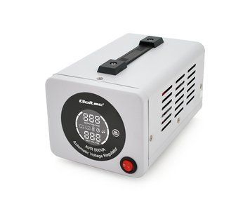Стабілізатор Qoltec AVR-500VA, аналогова індикація, 400W, 1 schuko, Q6 U_29600 фото