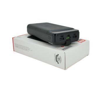 Повербанк XO-PR156-30000mAh, Input:Micro/Type-C/Lightning, Output:3USB+Type-C, QC22.5W/PD20W, Led light, U_29212 фото