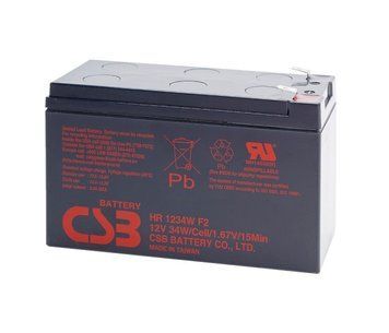 Акумуляторна батарея CSB HR1234WF2, 12V 9Ah (151х65х101мм) Q10/420 U_04410 фото