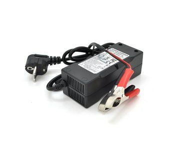 Зарядний пристрій для акумуляторів Merlion LiFePO4 12V (14 6V) -10A-120W + крокодили Q30 U_18544 фото