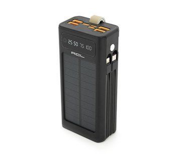 Повербанк ACL PW-90 30000mAh, SOLAR, TypeC + Lighting, Black, Box U_37712 фото
