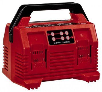 Зарядное Einhell для четырех аккумуляторов Einhell 2x2 Power X-Quattrocharger 4А HY_090112958 фото