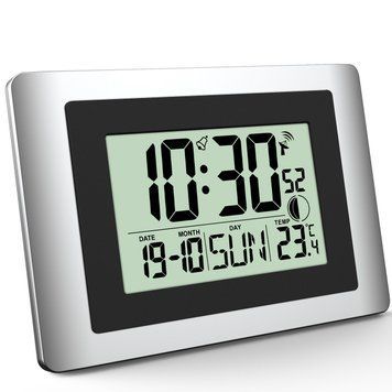 Часы настенные Technoline WS8028 Silver/Black (WS8028) DS_DAS302459 фото