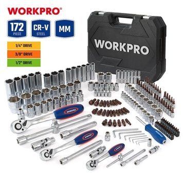 Набор ручного инструмента WORKPRO (172 предм.) кейс PRO WP202545 DC_408904 фото