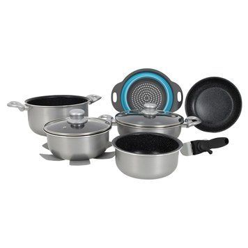 Набор посуды Gimex Cookware Set induction 9 предметов Silver (6977226) DS_DAS302023 фото