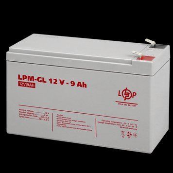 Акумулятор гелевий LPM-GL 12V - 9 Ah LP_6563 фото