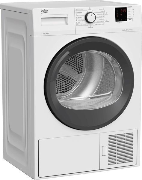 Сушильна машина Beko тепловий насос, 7кг, A++, 46см, дисплей, білий RC_DF7412PA фото
