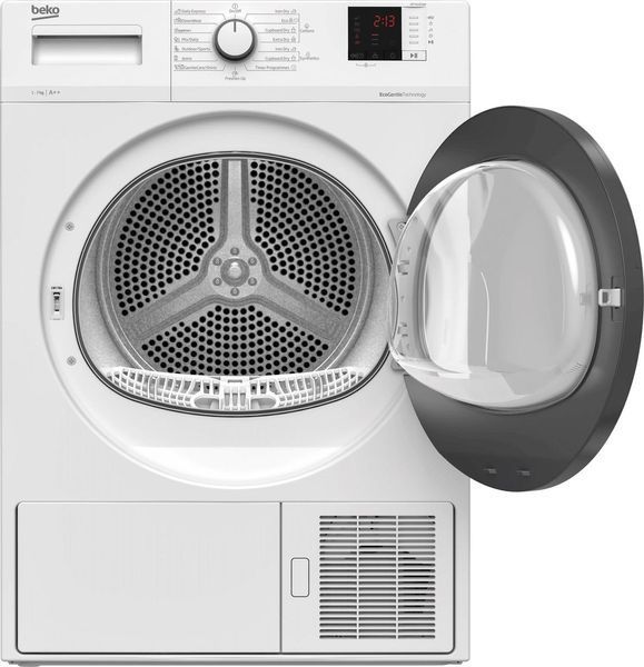 Сушильна машина Beko тепловий насос, 7кг, A++, 46см, дисплей, білий RC_DF7412PA фото