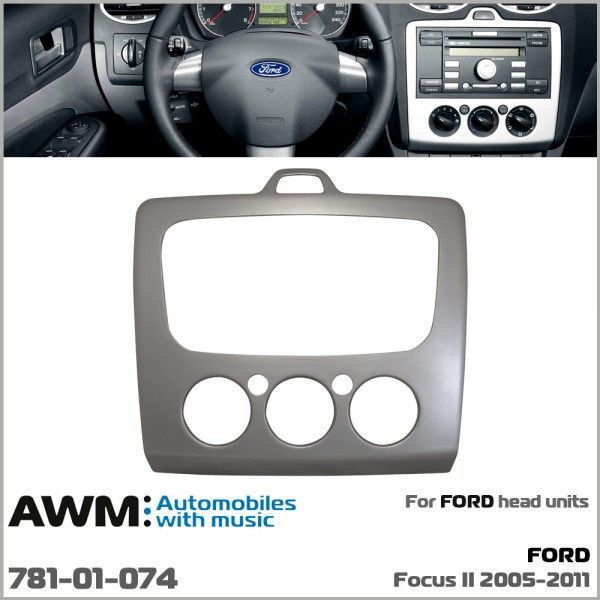 Переходная рамка AWM 781-01-074 для Ford Focus II 2005-2011 AV_781-01-074 фото