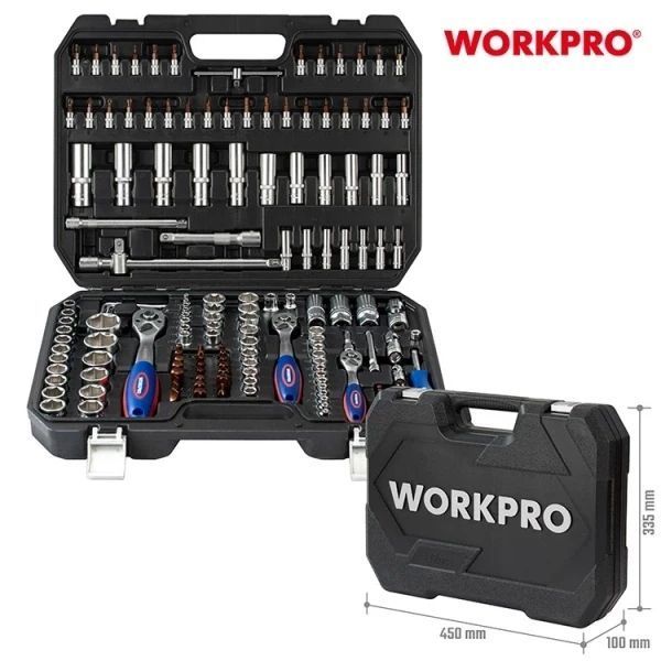 Набор ручного инструмента WORKPRO (172 предм.) кейс PRO WP202545 DC_408904 фото