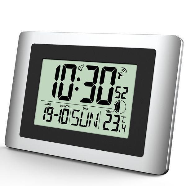Годинник настінний Technoline WS8028 Silver/Black (WS8028) DS_DAS302459 фото