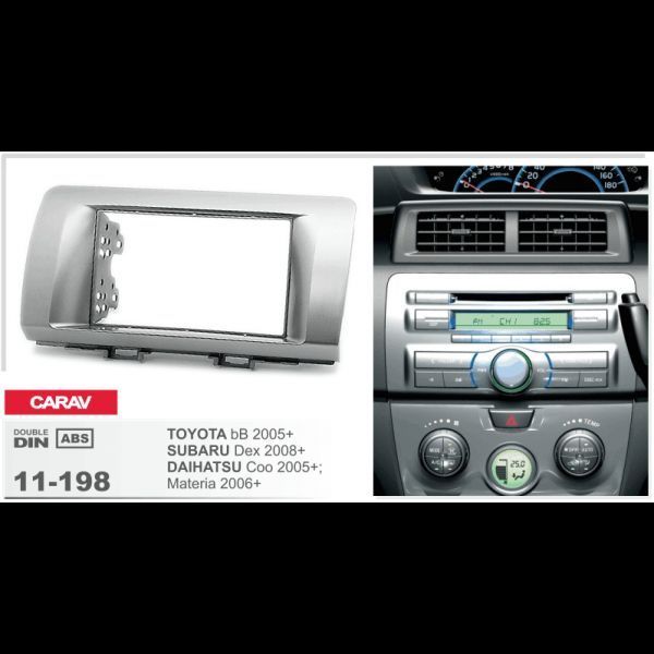 Перехідна рамка CARAV 11-198 для TOYOTA bB 2005+ / SUBARU Dex 2008+ / DAIHATSU Coo 2005+; Materia 2006-2011 AV_11-198 фото