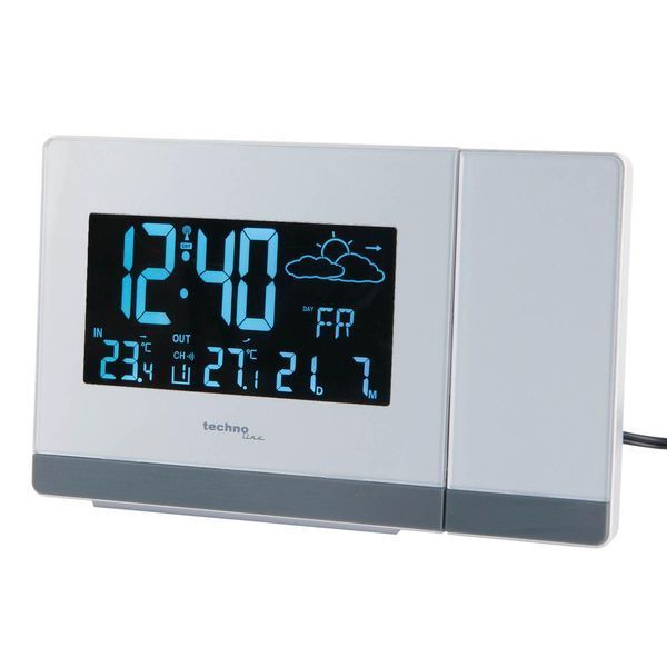 Годинник проекційний Technoline WT549 White (WT549) (без акумулятора та зарядного пристрою) DS_DAS301195 фото