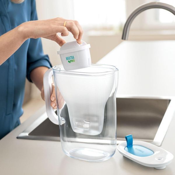 Фільтр-глечик Brita Style LED MXPro 2.4л (1.4л очищеної води) синій RC_1052807 фото