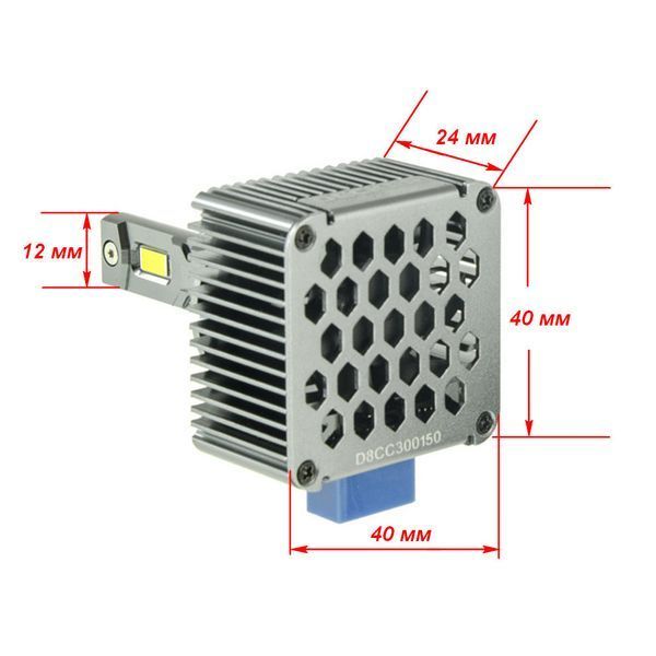 Світлодіодна лампа головного світла DECKER LED PL-04 6K D8 CY_НФ-00001551 фото