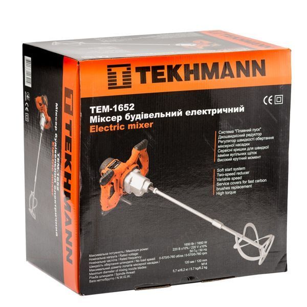 Миксер строительный TEM-1652 TG_846850 фото
