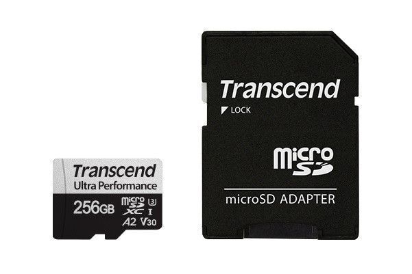 Карта памяти Transcend microSD 256GB C10 UHS-I U3 A2 R160/W125MB/s + SD RC_TS256GUSD340S фото