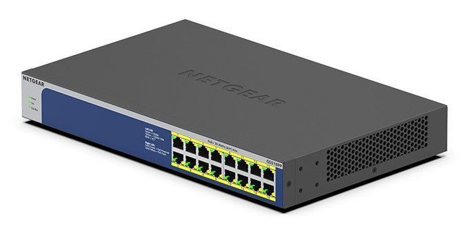 Комутатор NETGEAR GS516PP 16xGE PoE, 260Вт, некерований RC_GS516PP-100EUS фото