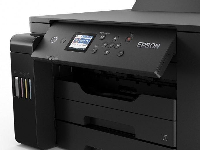 Принтер ink color A3 Epson EcoTank L11160 32_32 ppm Duplex USB Ethernet Wi-Fi 4 inks Pigment RC_C11CJ04404 фото